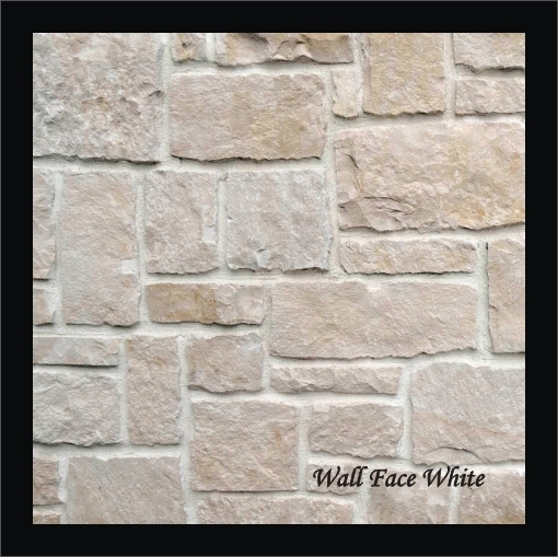 Kamenný obklad Wall Face White