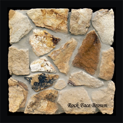 Kamenný obklad Rock Face Brown